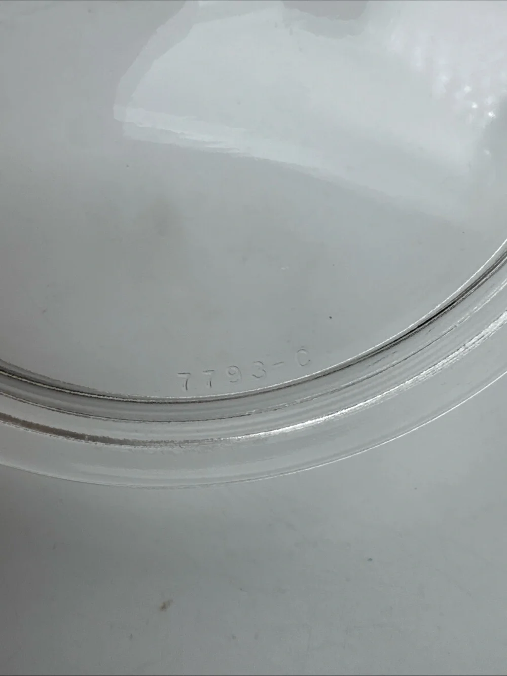 Vintage Pyrex Glass Double Boiler with Lid 6763